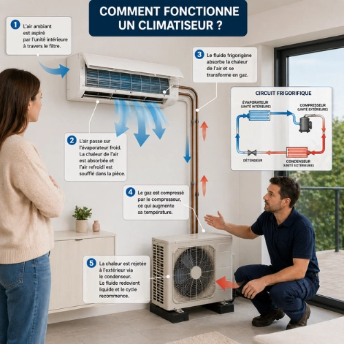 comment fonctionne un climatiseur