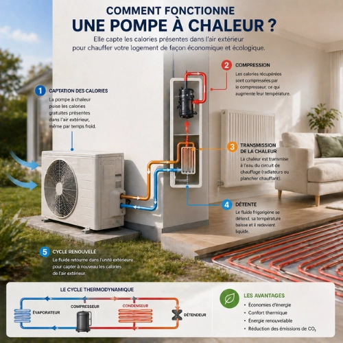 comment fonctionne une pompe à chaleur